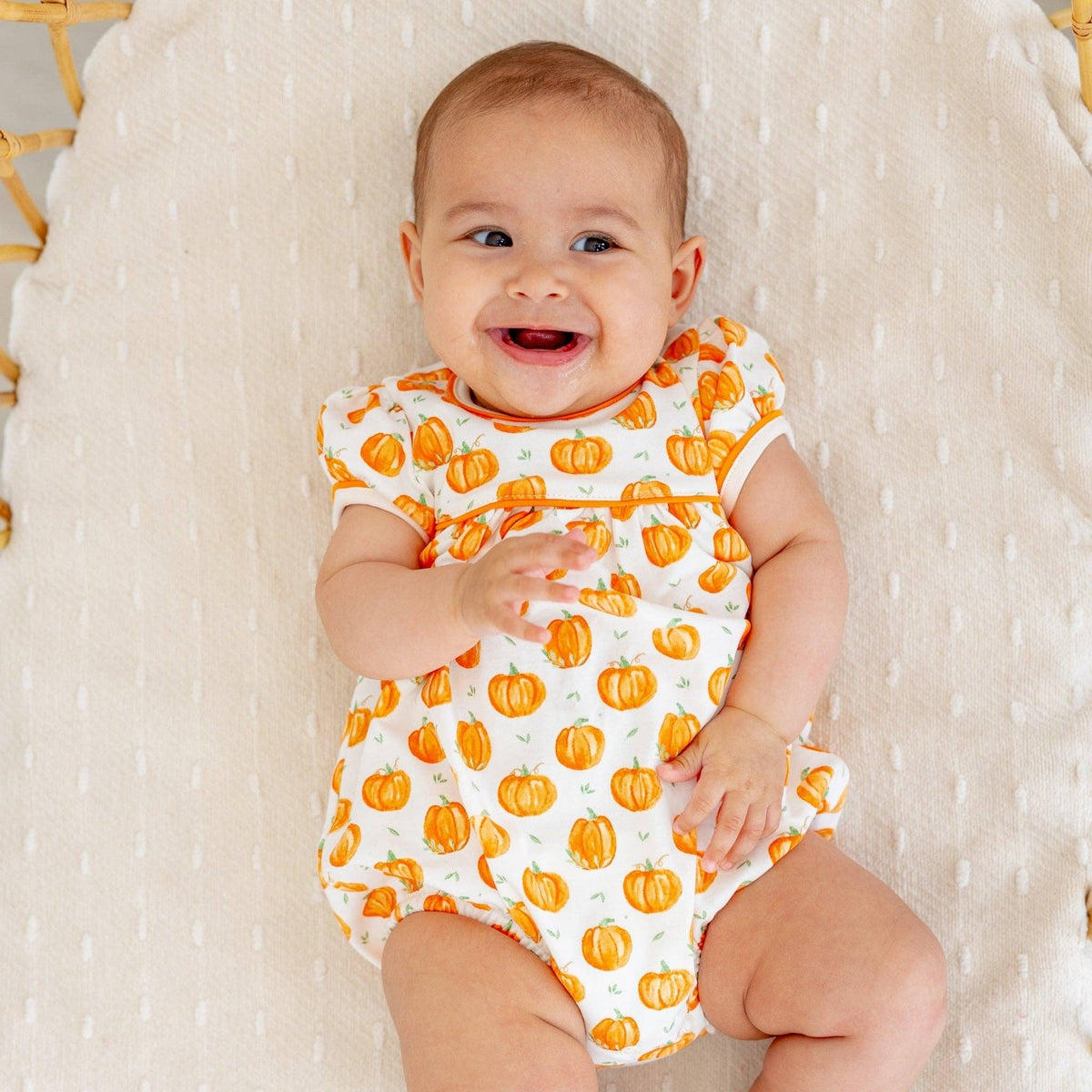 Pumpkin Grove Short Sleeve Girl Bubble