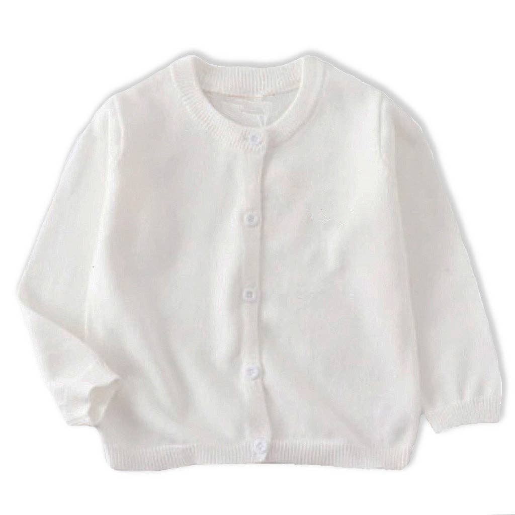 Cardigan Sweater - White