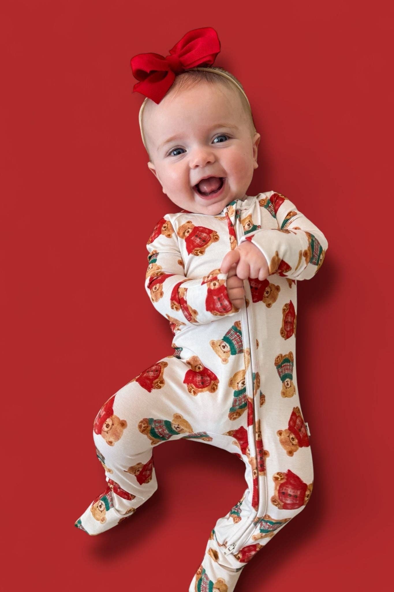 BEAR-Y COZY CHRISTMAS DREAM ROMPER