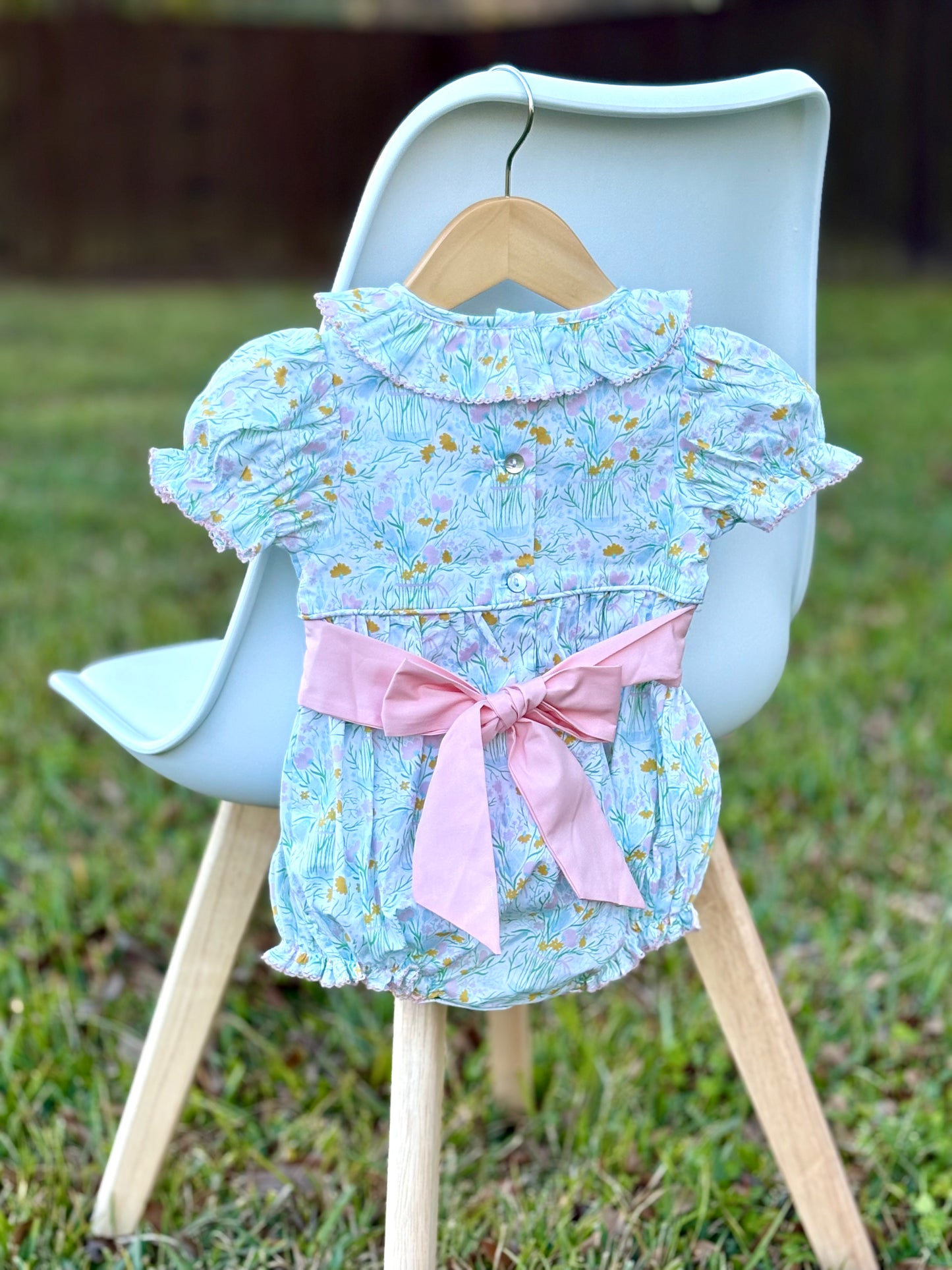 Floral Bouquet Smocked Jenny Bubble