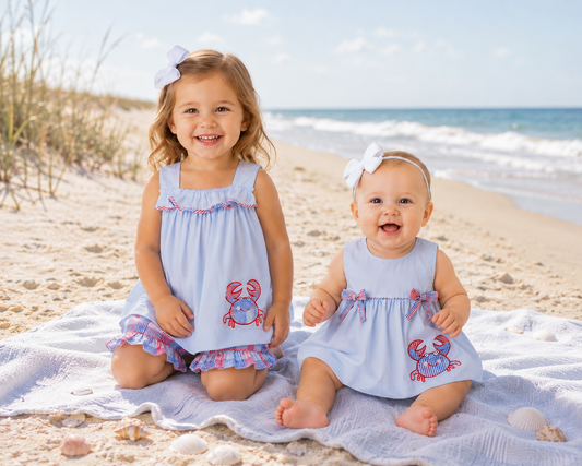 Crab Applique Sun Dress