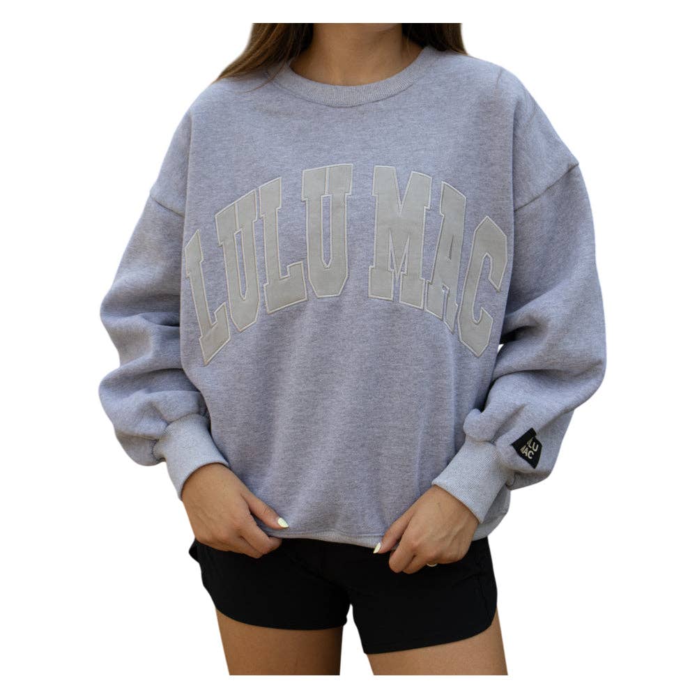 Lulu Mac Sweatshirt in Light Grey