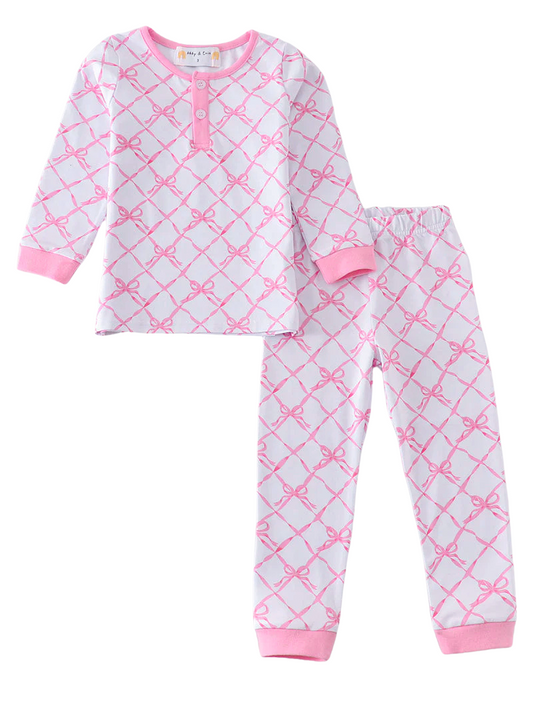 Pretty in Pink Pajama Set