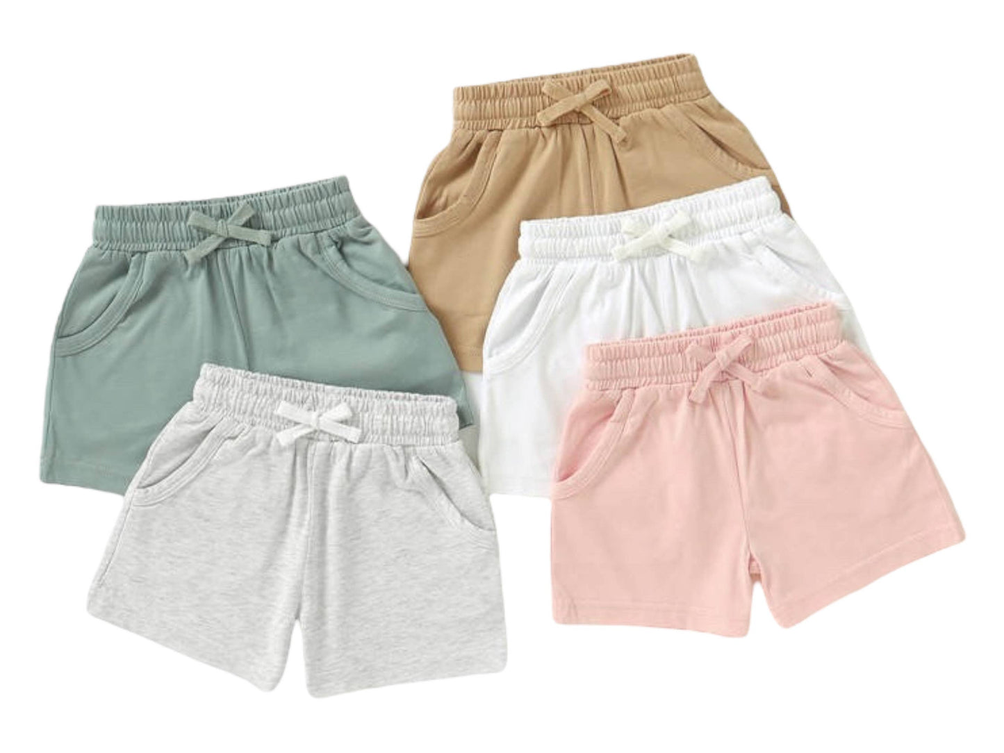 Organic shorts with pockets