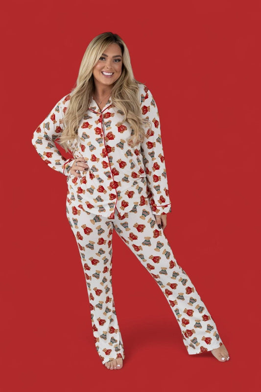 BEAR-Y COZY CHRISTMAS WOMEN'S DREAM FLARE SET