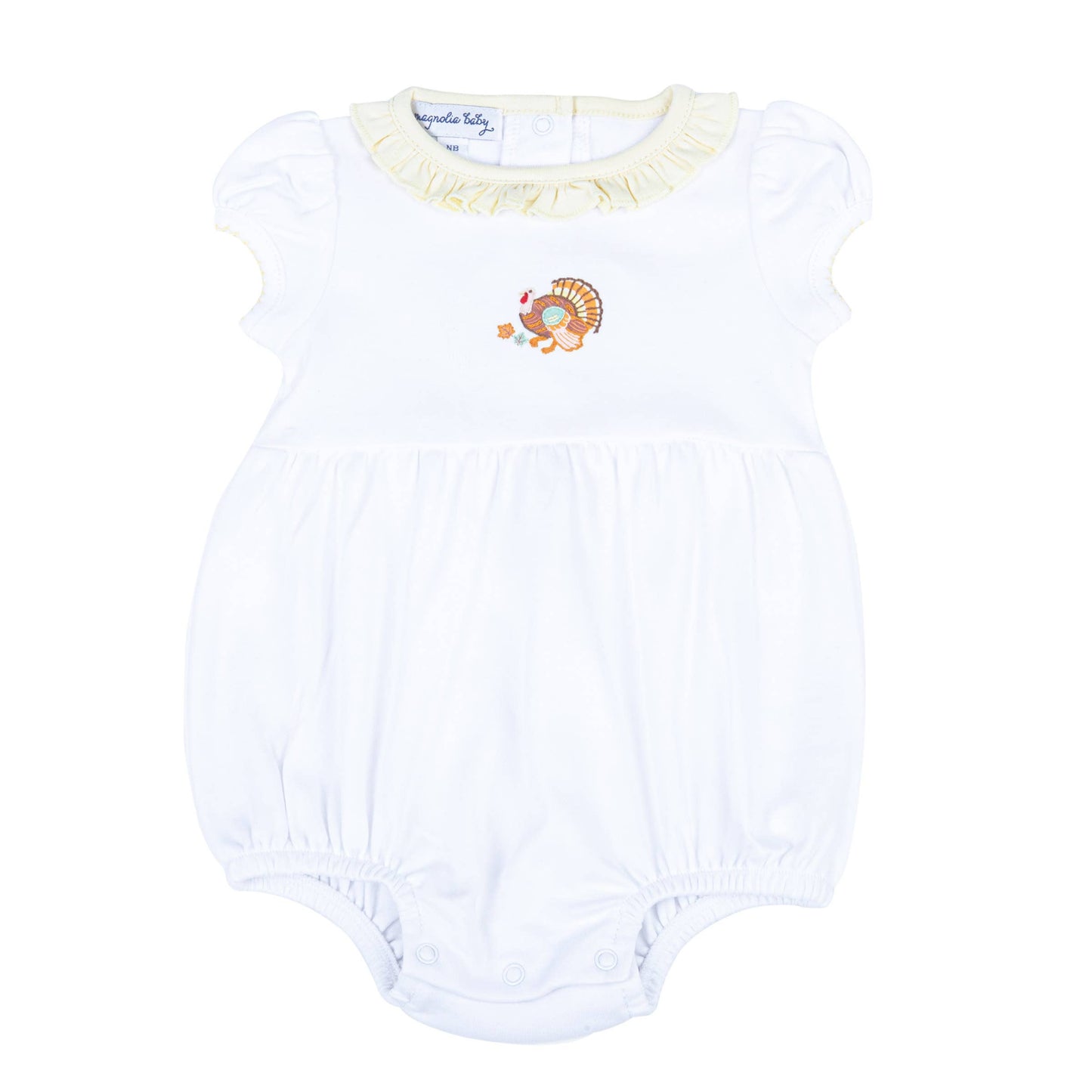 Thanksgiving Blessings Emb Ruffle Bubble