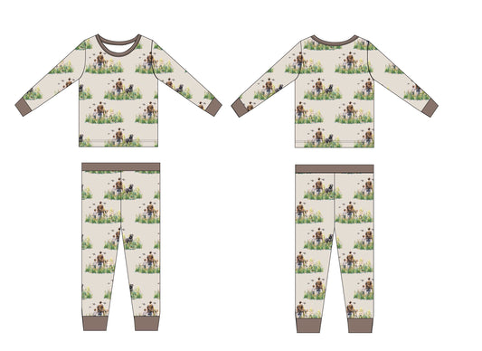 The Hunt Two Piece Premium Bamboo Pajamas