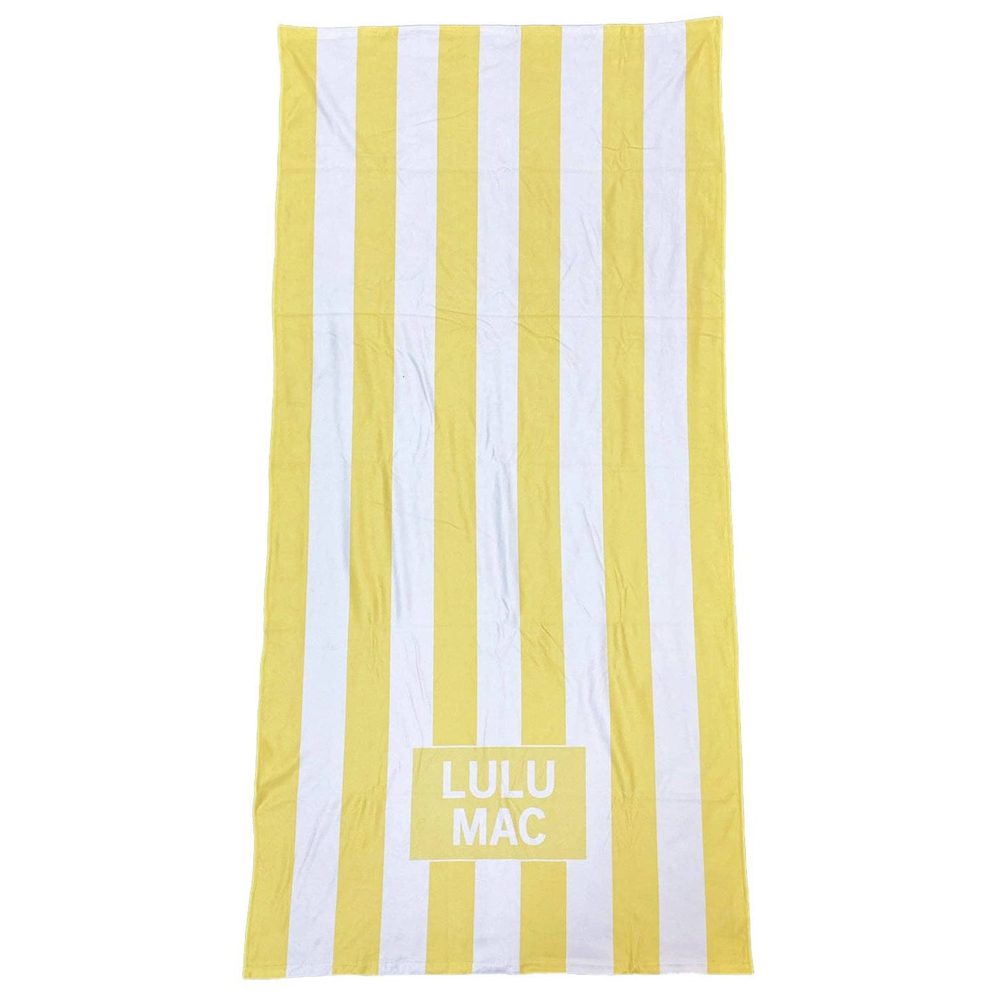 Lulu Mac Darby Beach Towel Yellow