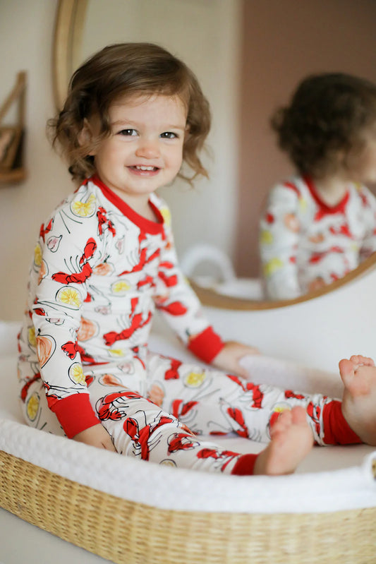 Crawfish 2 Piece Bamboo Pajama Set