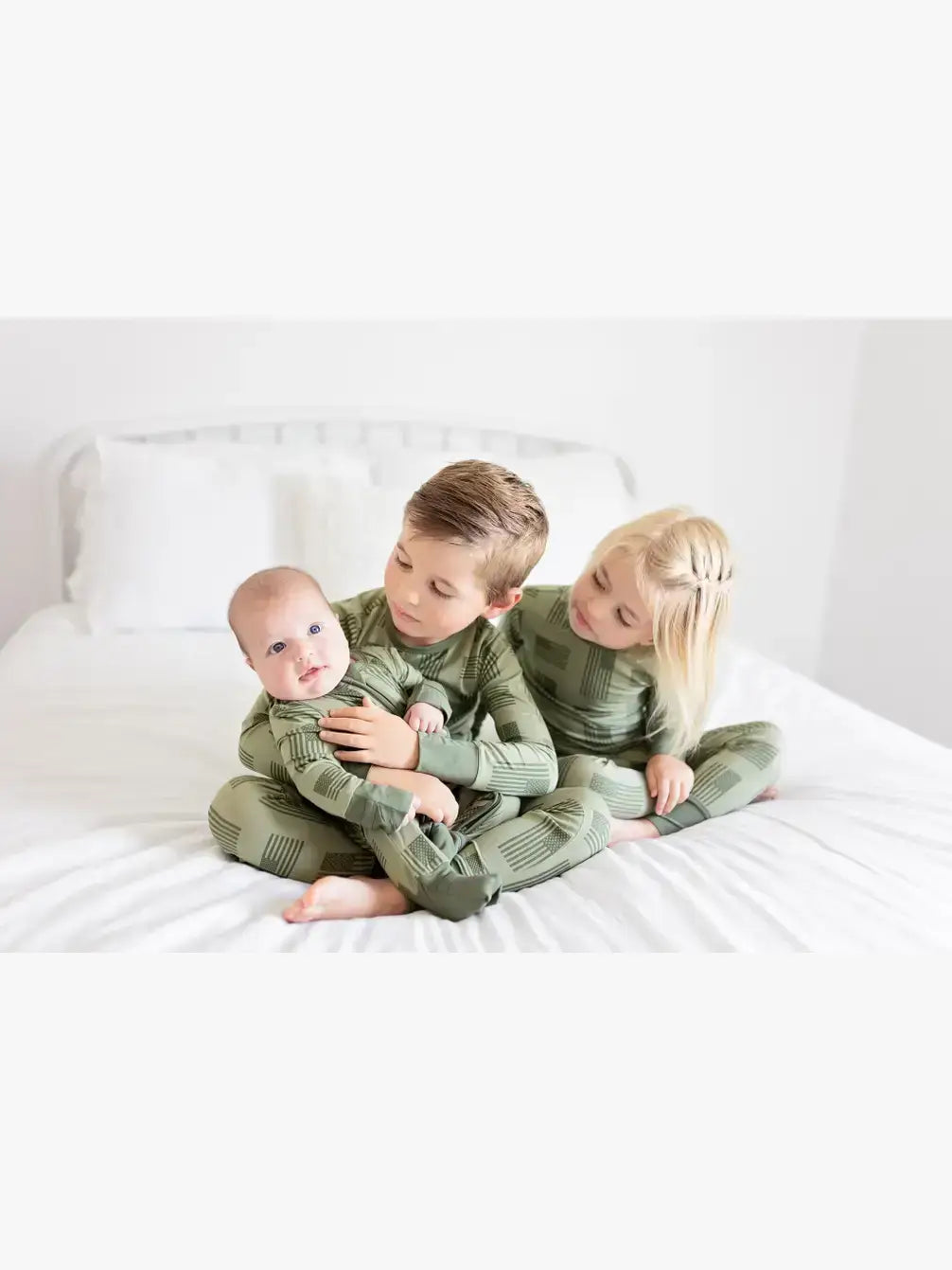 Kolton Military Flag Bamboo 2-Piece Long Sleeve Set Restock