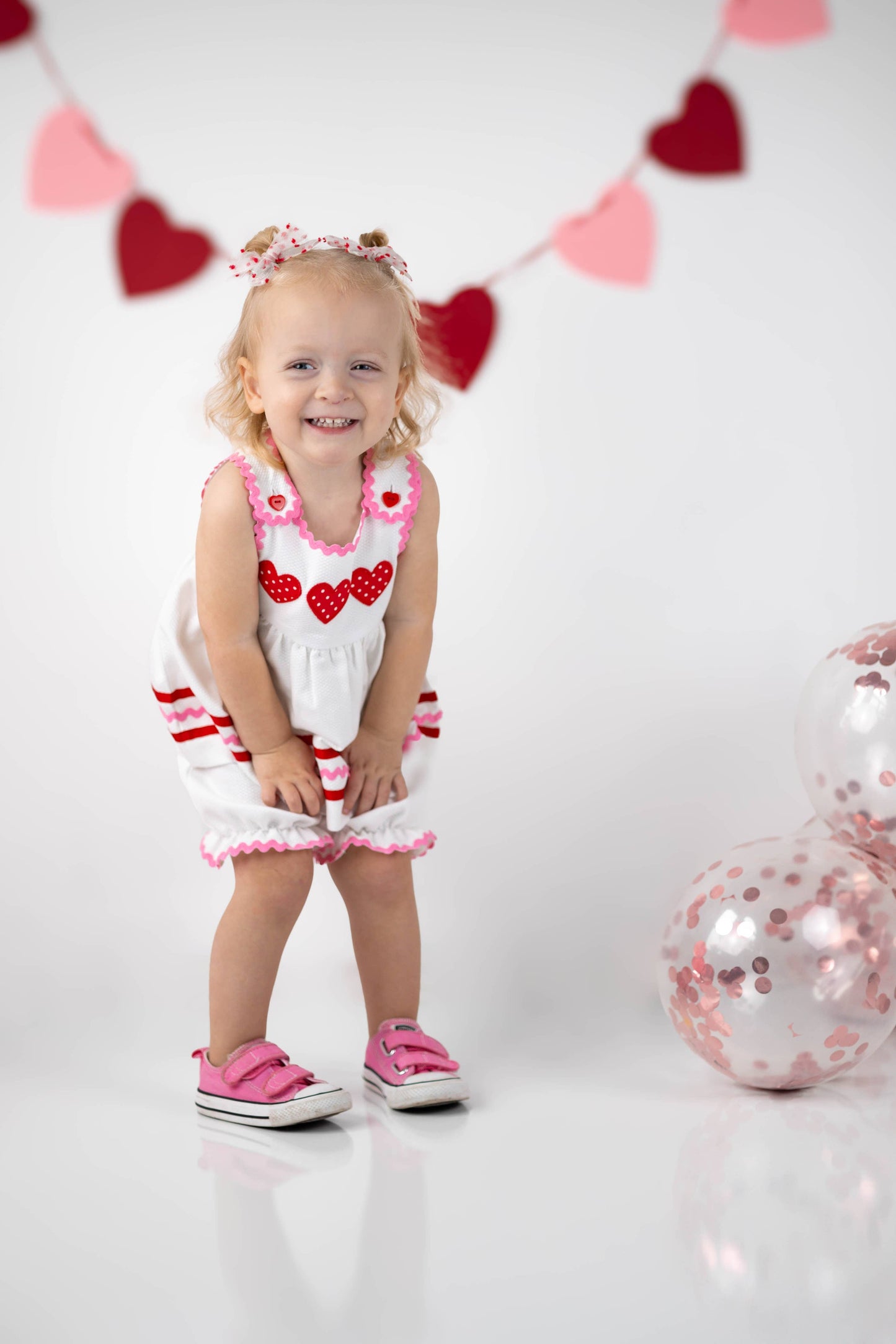Be Mine Heart Applique Dress & Bloomer Set