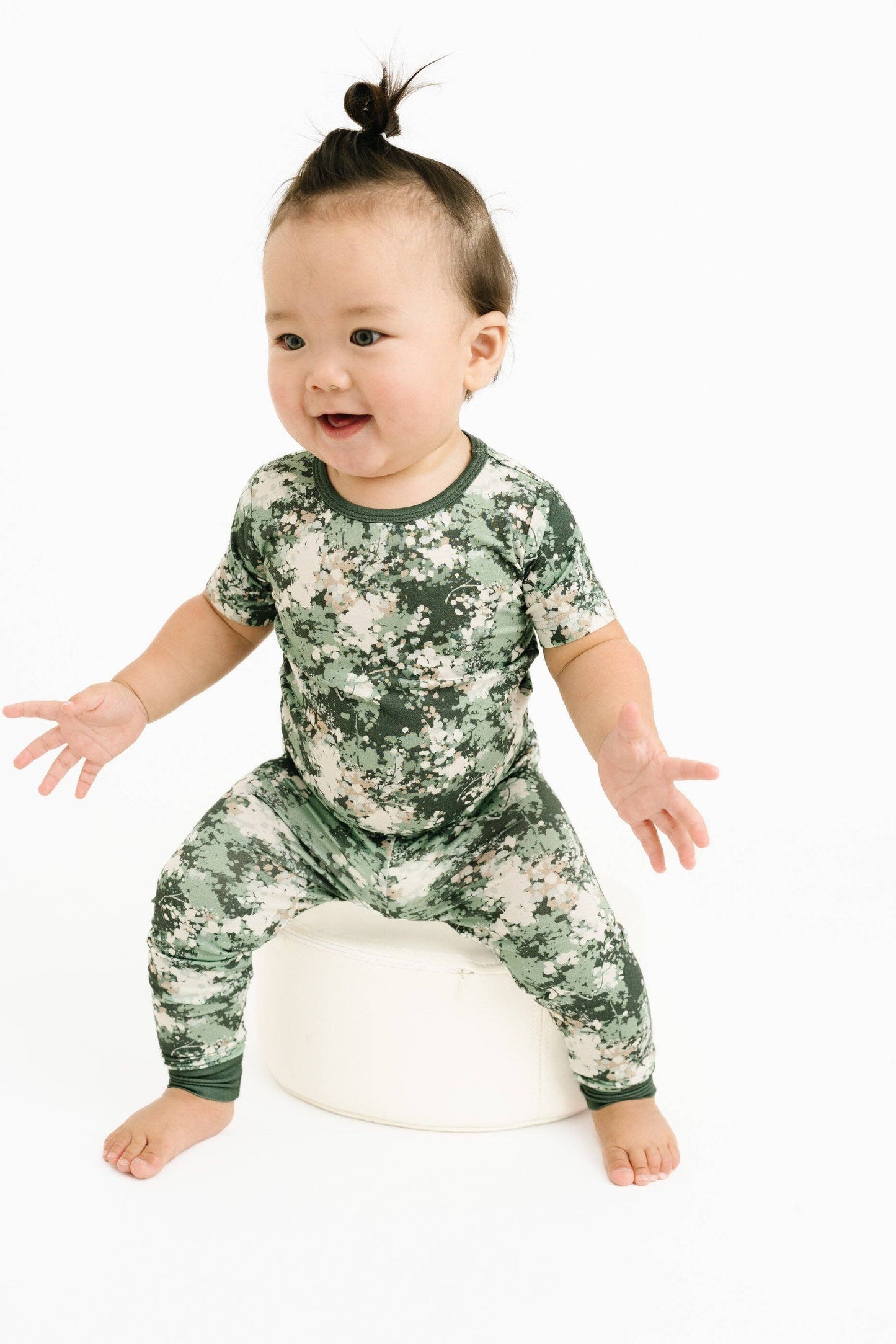 Forest Camo Short Sleeve Bamboo Set
