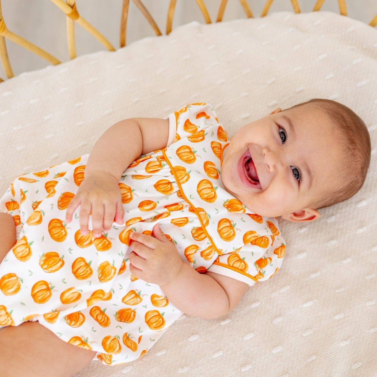 Pumpkin Grove Short Sleeve Girl Bubble