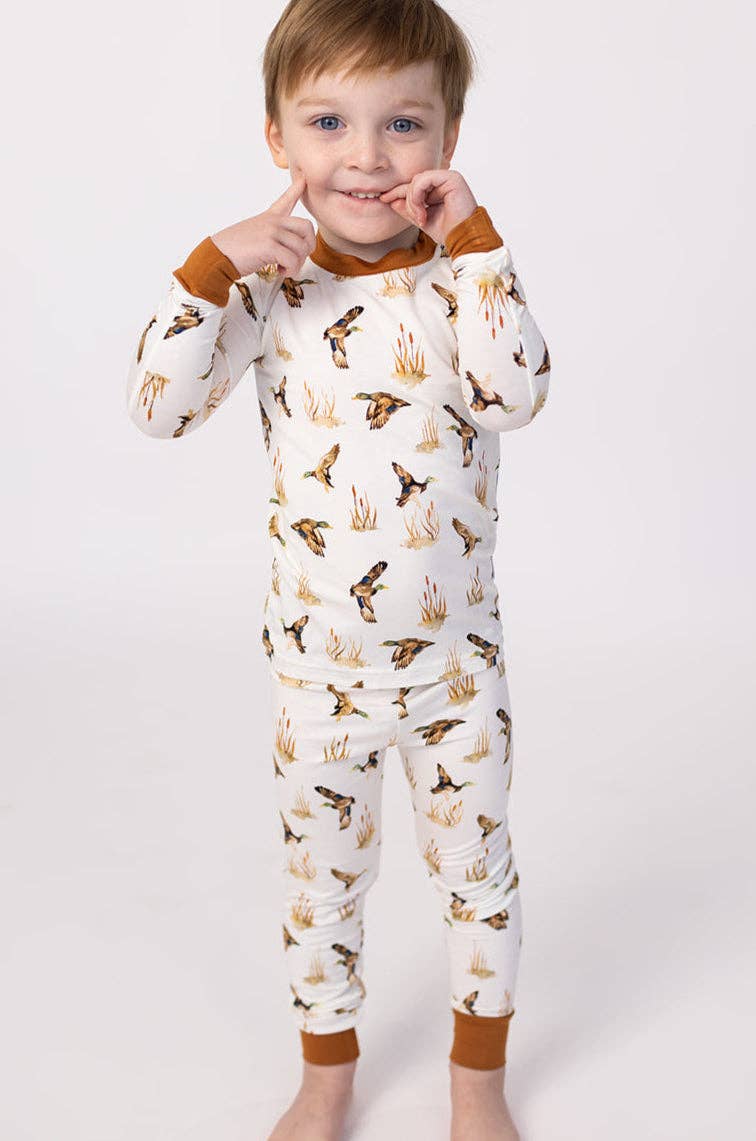 Ducks 2 Piece Bamboo Pajama Set