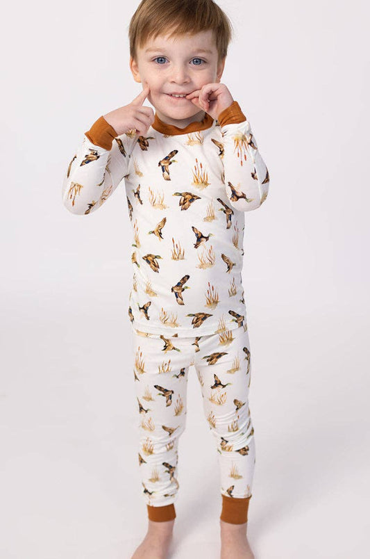 Ducks 2 Piece Bamboo Pajama Set