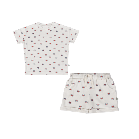 Shirt & short set | Crab