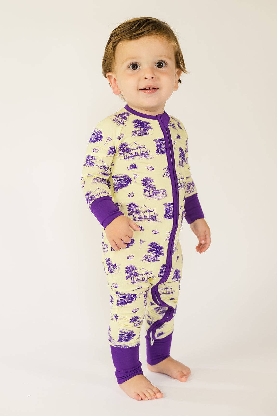 Tiger Toile Double Zipper Bamboo Sleeper