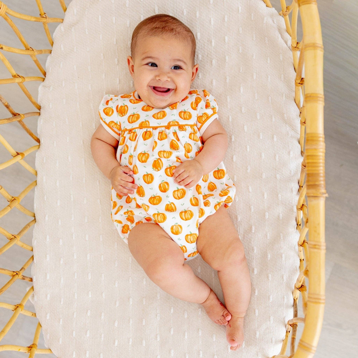 Pumpkin Grove Short Sleeve Girl Bubble