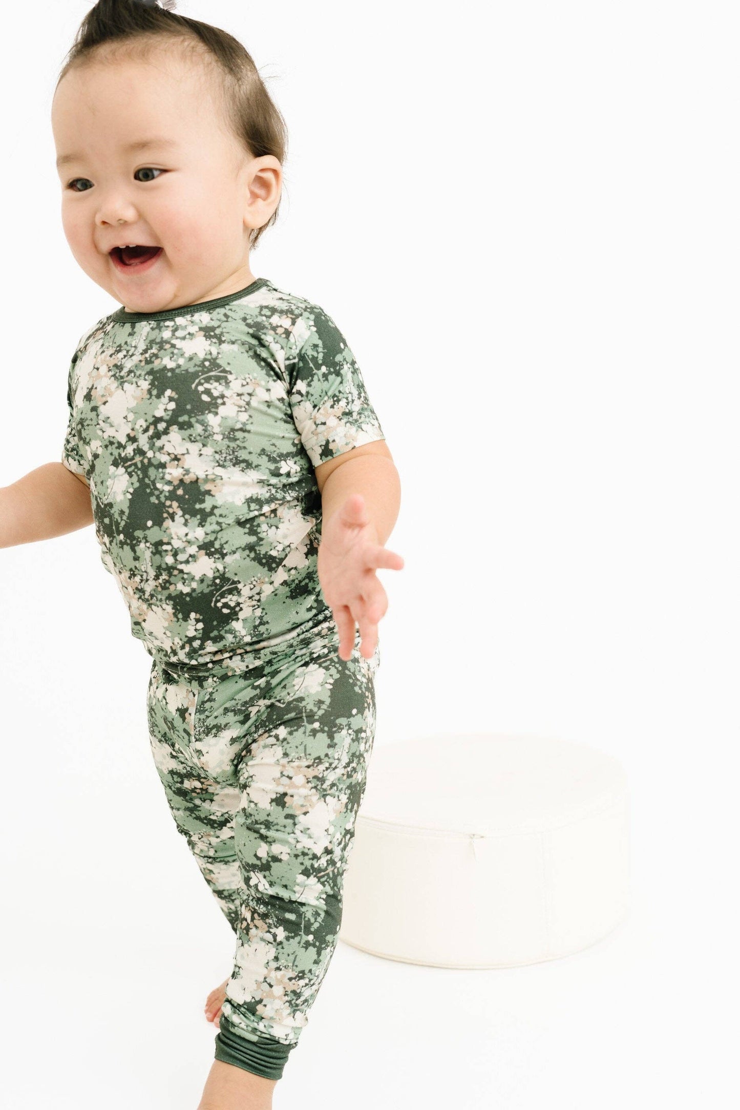 Forest Camo Short Sleeve Bamboo Set