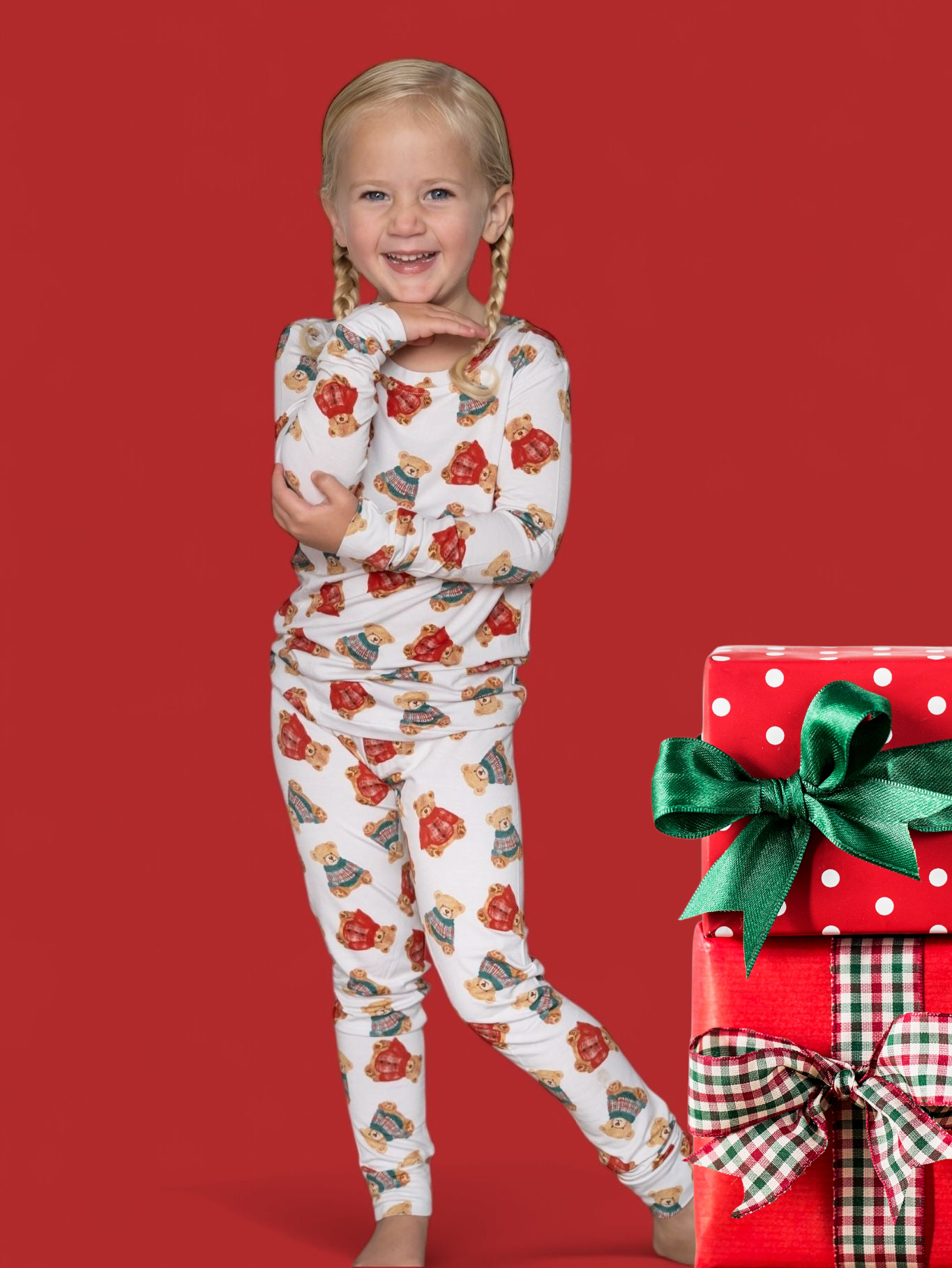 BEAR-Y COZY CHRISTMAS DREAM ROMPER