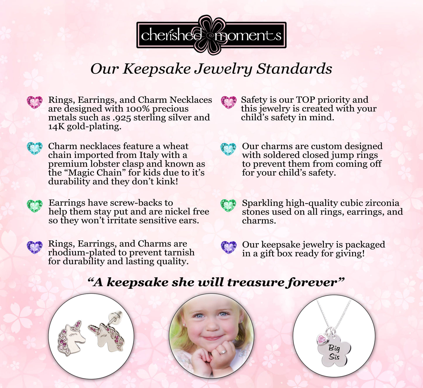 Gold Plated Miraculous Medal Necklace for Girls & Kids