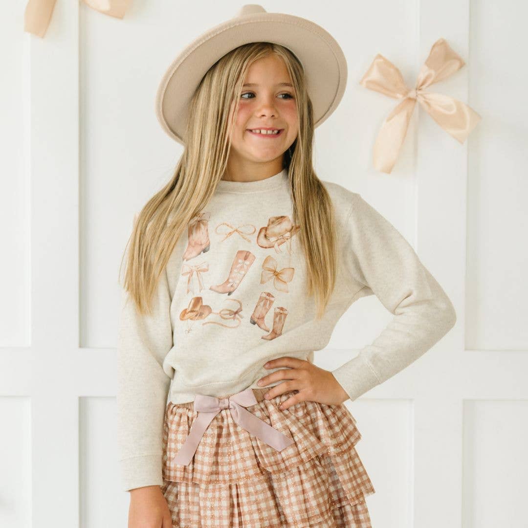 Cowgirl Cutie Sweatshirt - Girls Clothes - Western Apparel