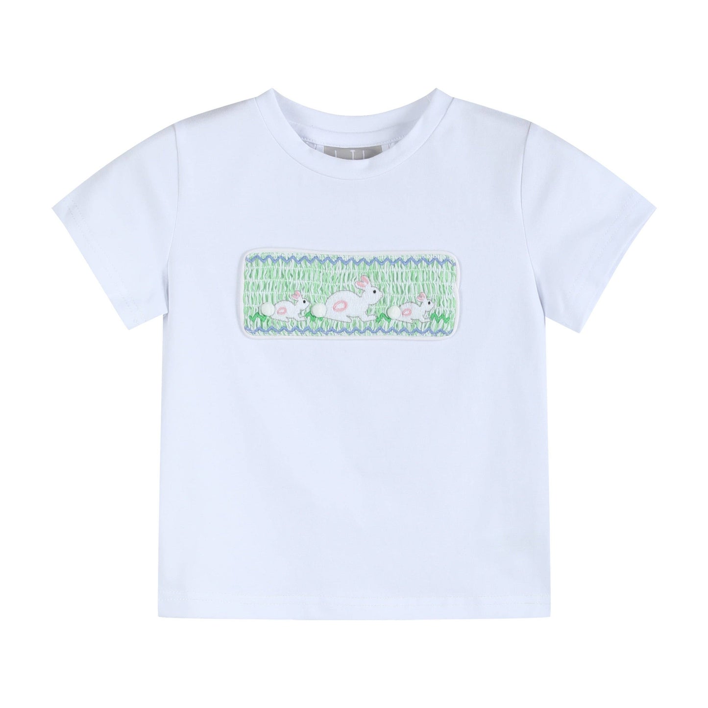 Seersucker Bunny Smocked Set