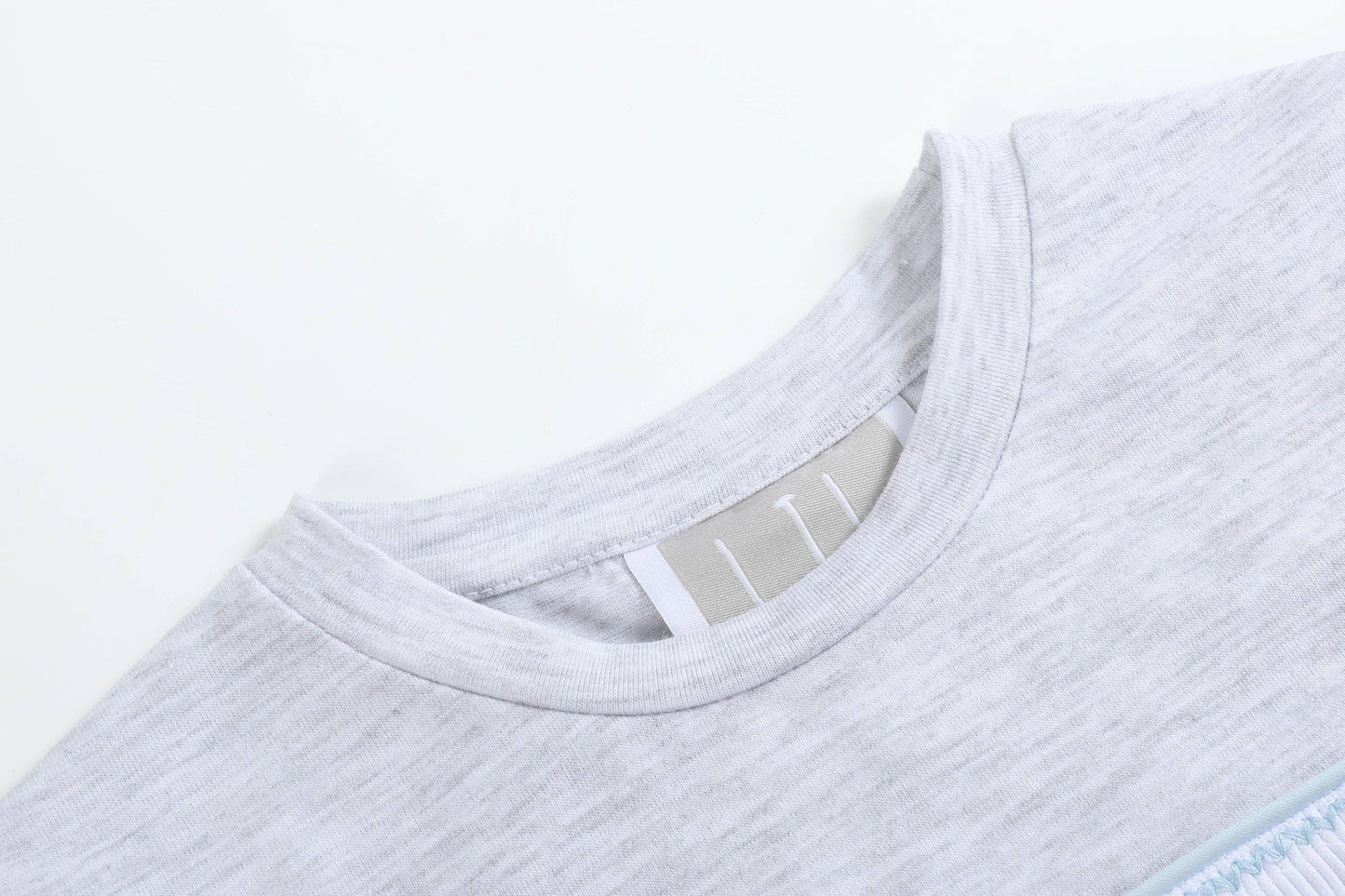 Light Gray Mallard Smocked Shirt and Shorts