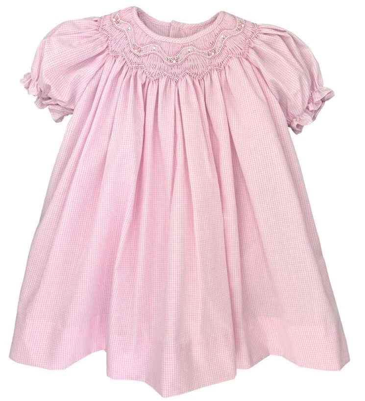 Smocked Bishop Dress Zig Zag with Bloomers
