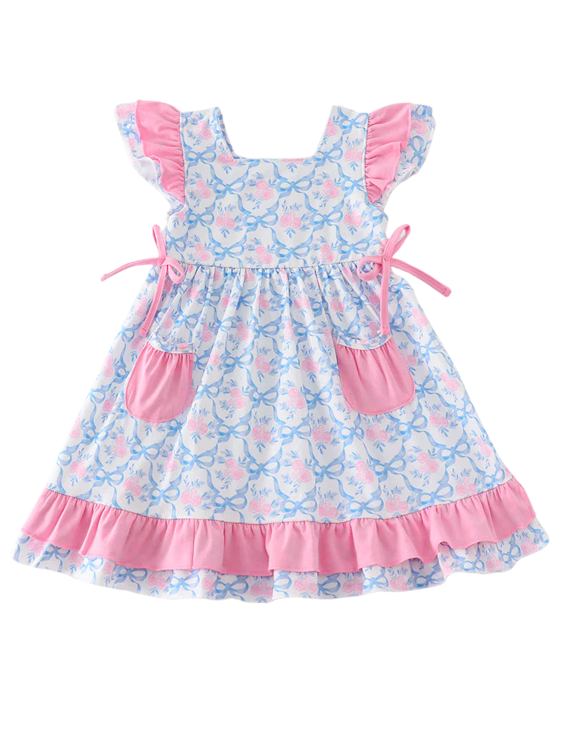 Cotton Candy Ruffle Dress
