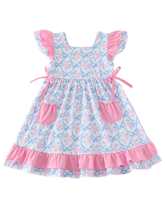 Cotton Candy Ruffle Dress