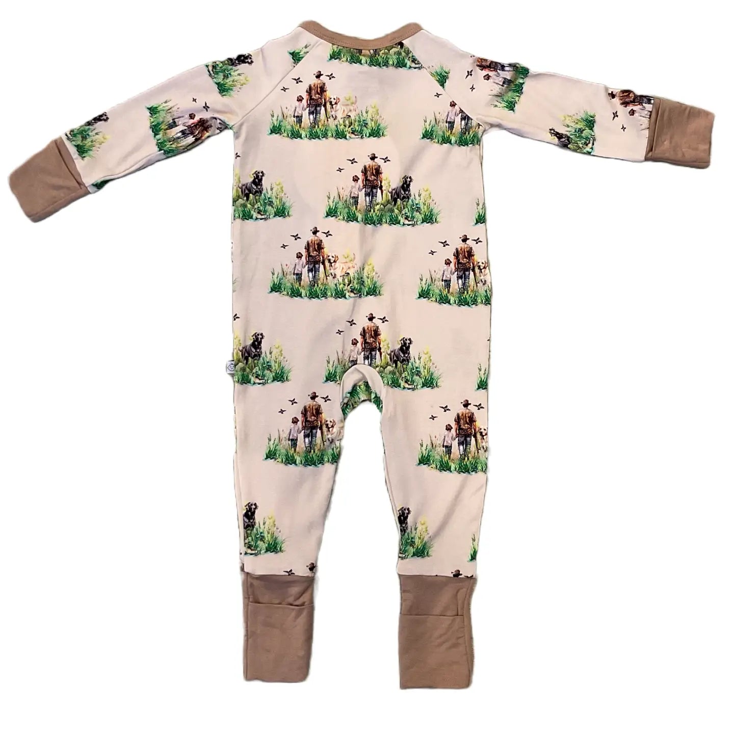 The Hunt- Lab Dogs, Ducks and Hunting Convertible Feet Pj's