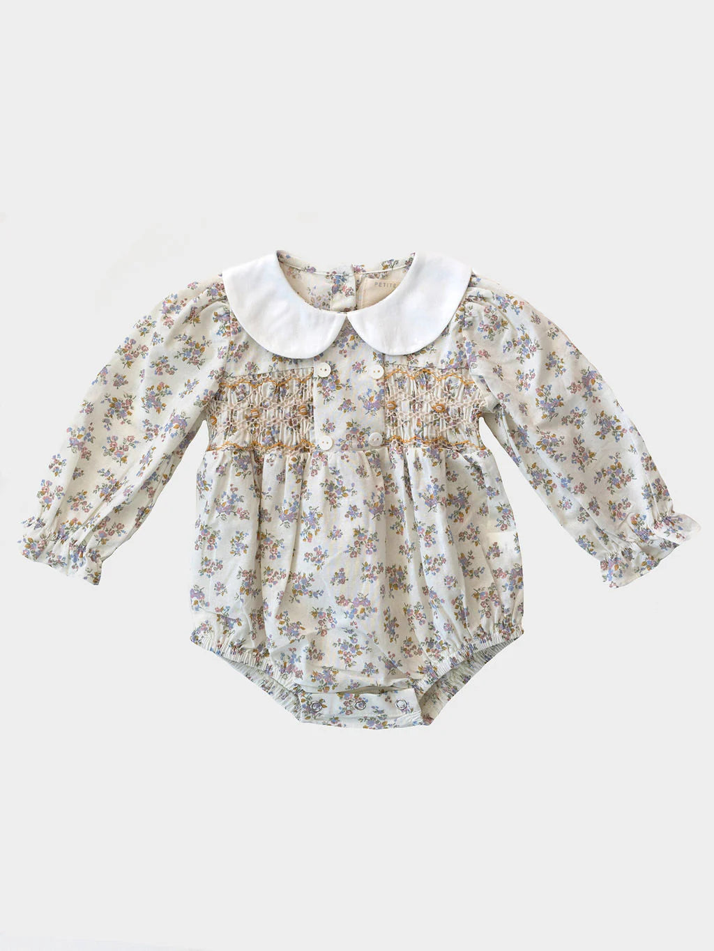 Twin Hand-Smocked Bubble